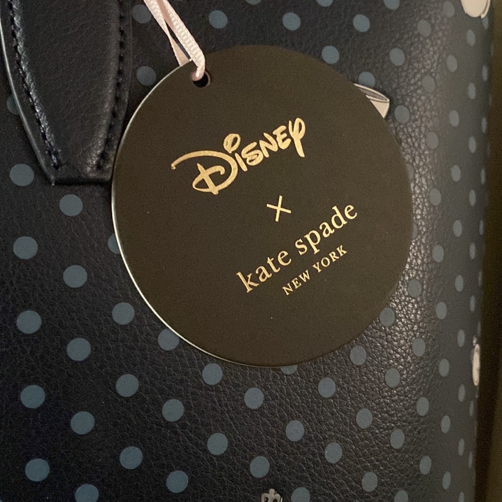 kate spade New York Disney Alice Navy Tote Bag - Picture 3 of 3